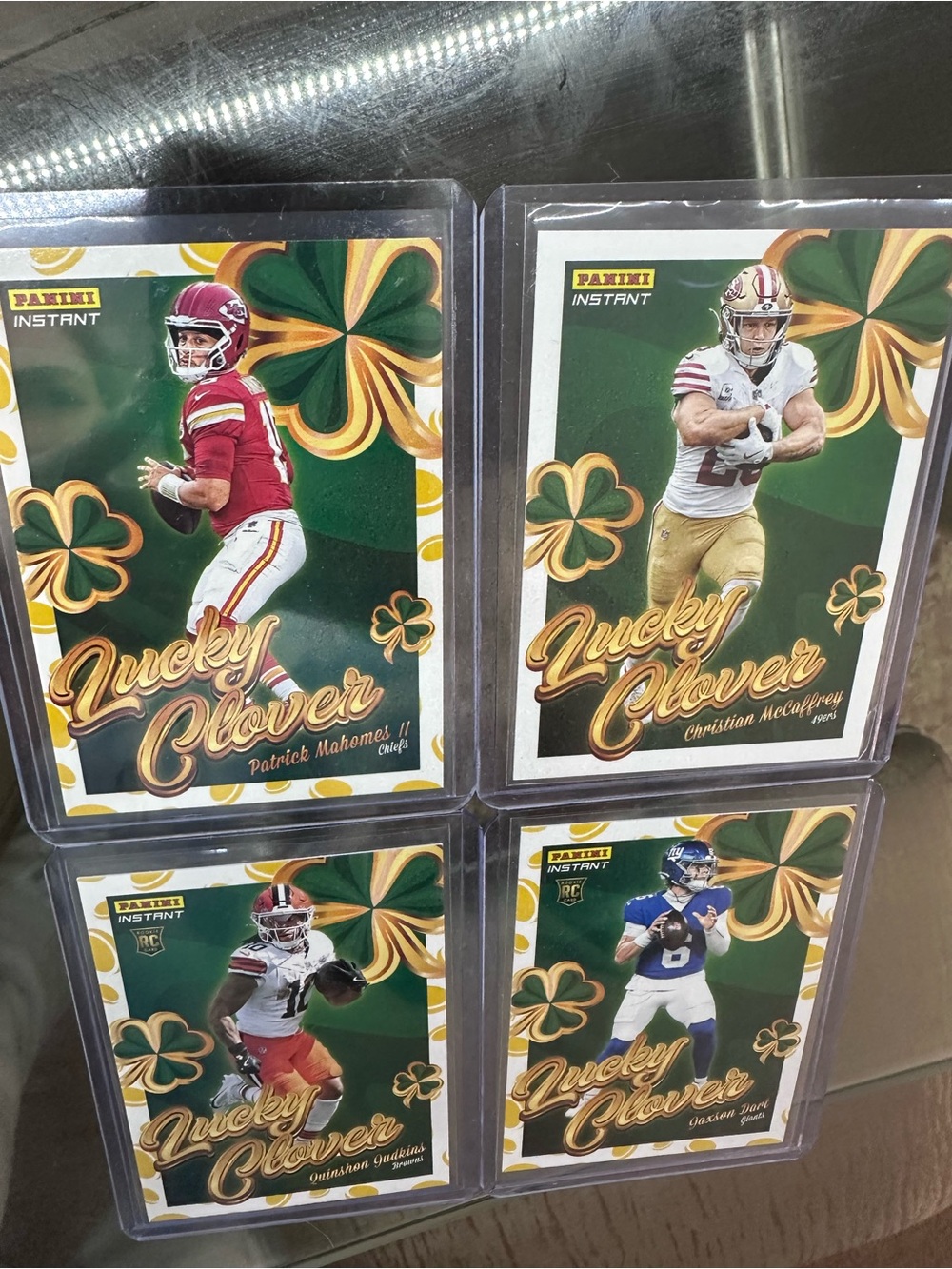 Panini lucky clover 4 cards